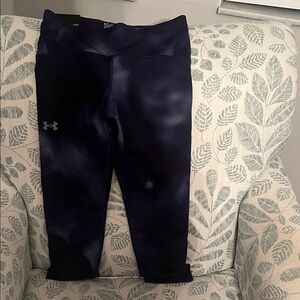 Under Armour Dark Blue Tie-Dye Leggings